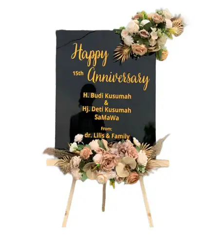 Papan Bunga Akrilik Fairmont Jakarta